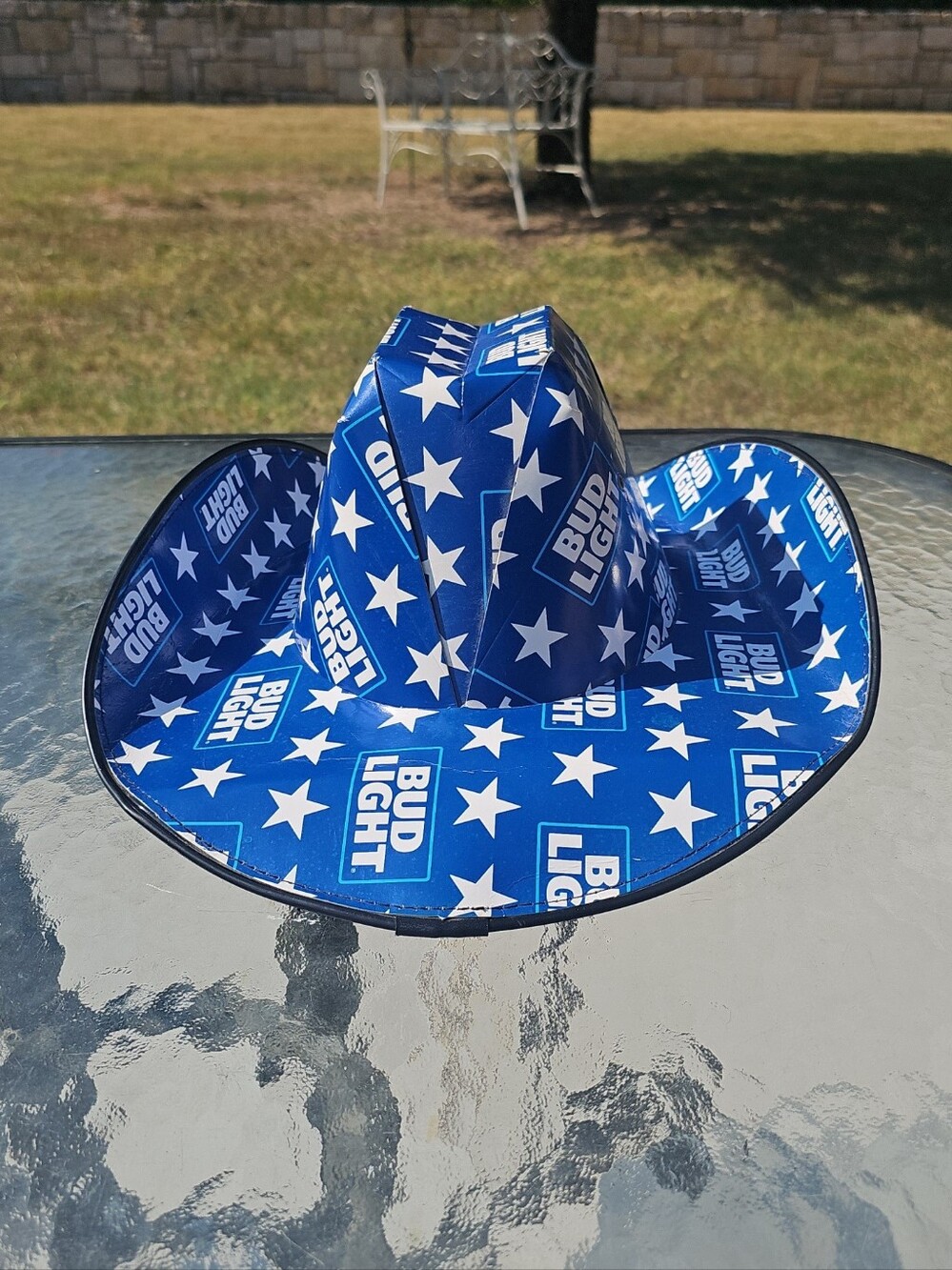 Bud Light Blue Star Cowboy Hat